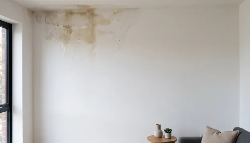 Condensación en vivienda de Aragón